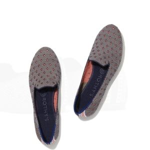 Rothy's Coral Dot Loafers
